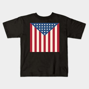 Draped in stars and stripes Kids T-Shirt